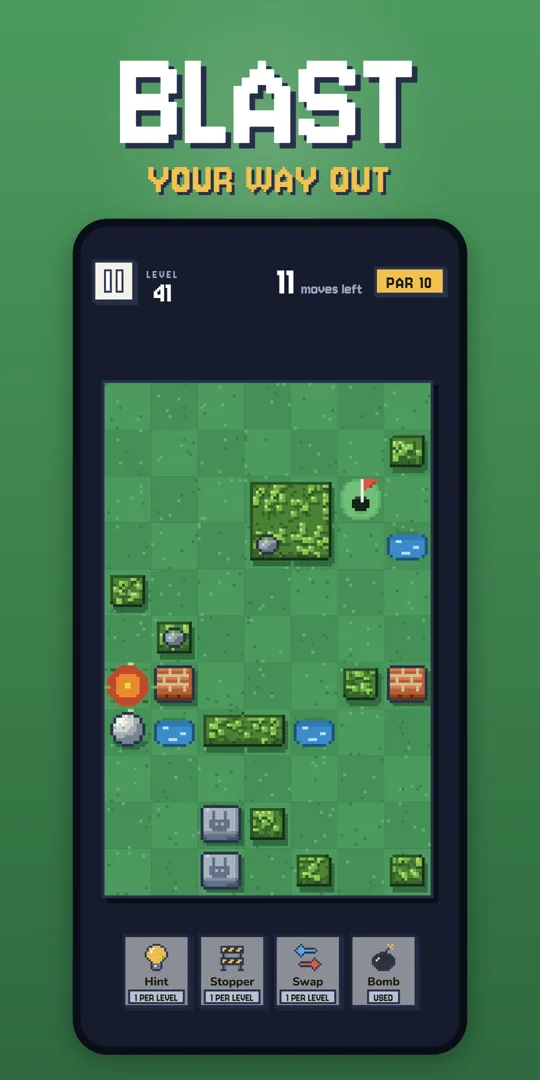 Pixel Par-fect: blast power-up